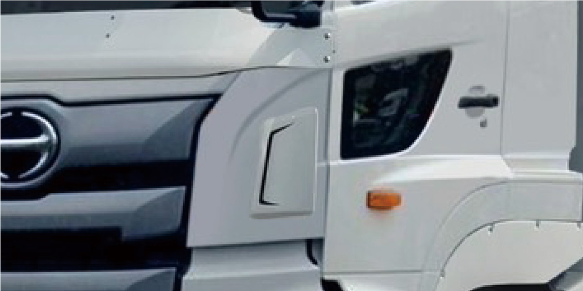 【A20830】 キャンター FE537B 左 フロント コーナーパネル | 三菱 ふそう ブルーテック キャンター コーナーパネル カバー